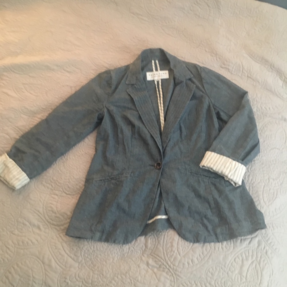 Trina Turk Denim Blazer